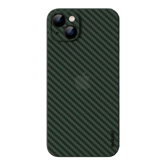 Чохол Memumi Slim Carbon Series Case for iPhone 14 Plus Green - ціна, характеристики, відгуки, розстрочка, фото 1