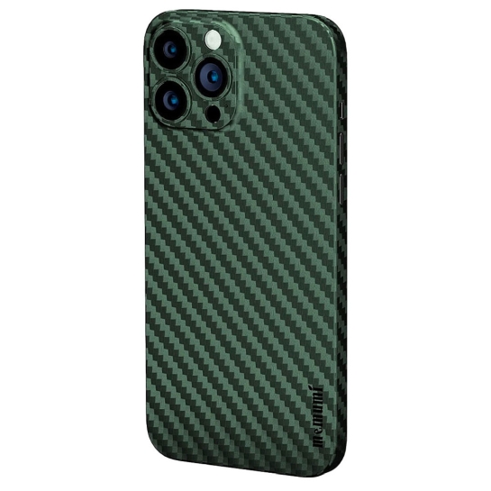 Чохол Memumi Slim Carbon Series Case for iPhone 14 Pro Max Green - ціна, характеристики, відгуки, розстрочка, фото 1