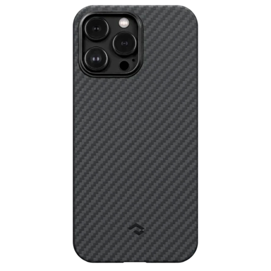 Чохол Pitaka MagEZ Case 3 Twill 1500D for iPhone 14 Pro Max Black/Grey - цена, характеристики, отзывы, рассрочка, фото 1