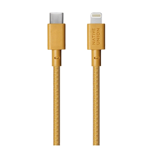 Кабель Native Union Belt Cable USB-C to Lightning Kraft (1.2 m) - ціна, характеристики, відгуки, розстрочка, фото 2