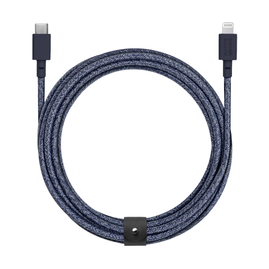Кабель Native Union Belt Cable XL USB-C to Lightning Indigo (3 m)