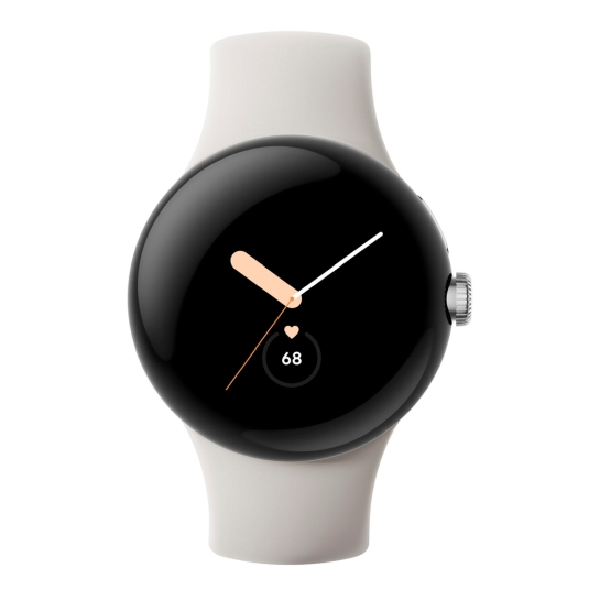 Смарт-годинник Google Pixel Watch Polished Silver Case/Chalk Active Band - ціна, характеристики, відгуки, розстрочка, фото 2