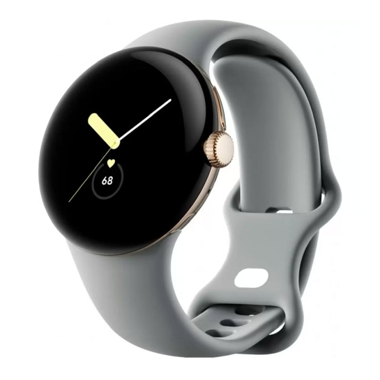 Смарт-часы Google Pixel Watch Champagne Gold Сase/Hazel Active Band - цена, характеристики, отзывы, рассрочка, фото 1