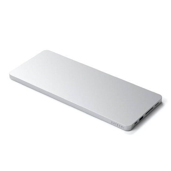 Док-станція Satechi Aluminum USB-C Slim Dock Silver for iMac 24" - ціна, характеристики, відгуки, розстрочка, фото 1