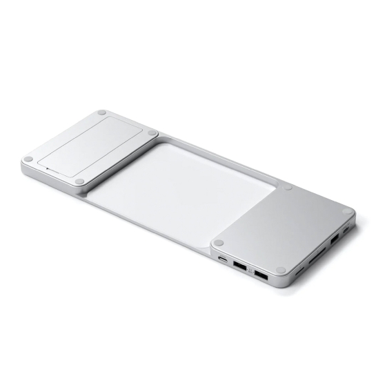 Док-станція Satechi Aluminum USB-C Slim Dock Silver for iMac 24" - ціна, характеристики, відгуки, розстрочка, фото 4