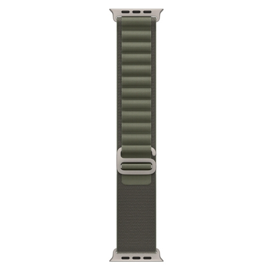 Apple Watch Ultra + LTE 49mm Titanium Case with Medium Green Alpine Loop UA - цена, характеристики, отзывы, рассрочка, фото 2