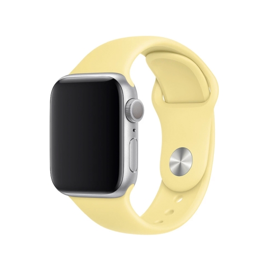 Ремінець Apple Sport Band for Apple Watch 38mm/40mm Lemon Cream - ціна, характеристики, відгуки, розстрочка, фото 1
