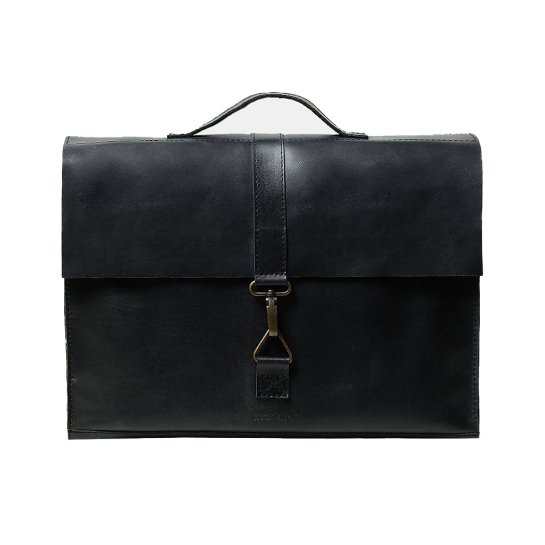 Кожаная сумка-трансформер INCARNE Dandy M Чёрный - цена, характеристики, отзывы, рассрочка, фото 1