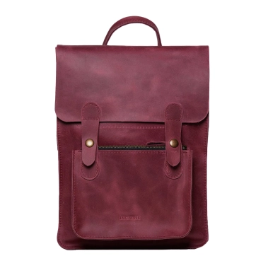 Шкіряна сумка-трансформер 2 в 1 INCARNE Brit Бордо - цена, характеристики, отзывы, рассрочка, фото 1