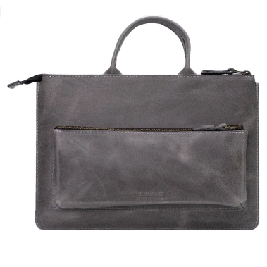 Кожаный чехол INCARNE Maryland серый для MacBook Air 13