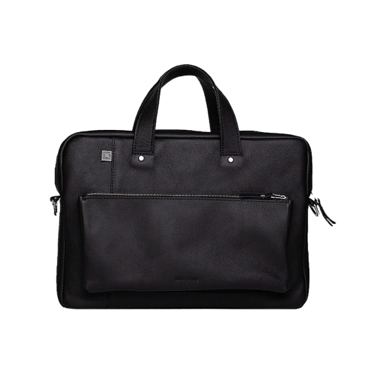 Кожаная сумка INCARNE Biz 13" Чёрный - цена, характеристики, отзывы, рассрочка, фото 1