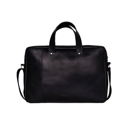 Кожаная сумка INCARNE Bruno 13" Чёрный - цена, характеристики, отзывы, рассрочка, фото 1