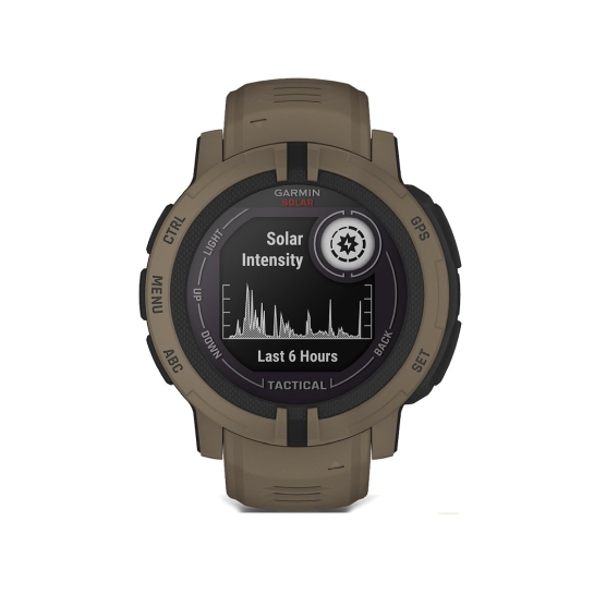 Спортивний годинник Garmin Instinct 2 Solar Tactical Edition Coyote Tan - ціна, характеристики, відгуки, розстрочка, фото 2
