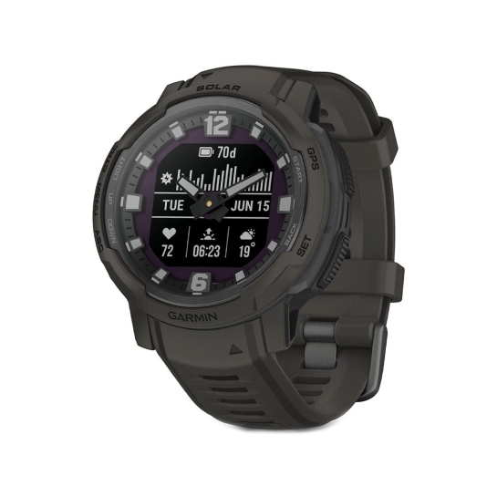Спортивные часы Garmin Instinct Crossover Solar Graphite - цена, характеристики, отзывы, рассрочка, фото 1