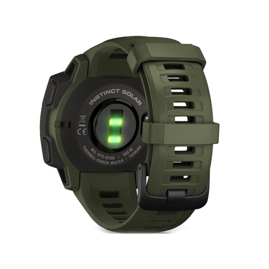 Спортивний годинник Garmin Instinct Solar Tactical Moss - ціна, характеристики, відгуки, розстрочка, фото 3