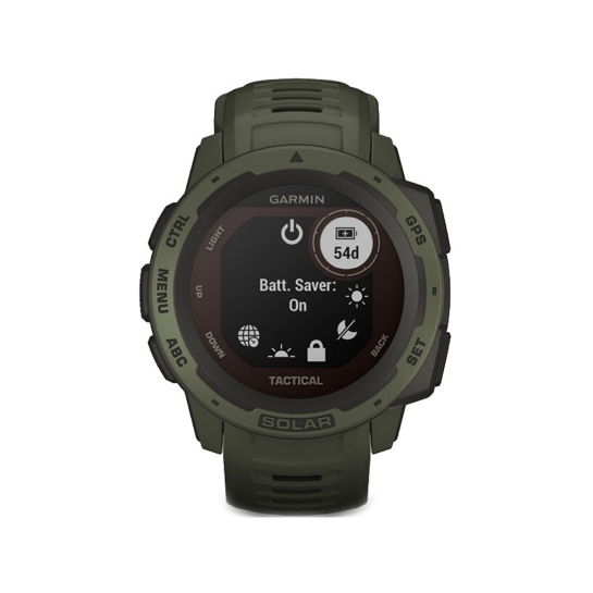 Спортивний годинник Garmin Instinct Solar Tactical Moss - ціна, характеристики, відгуки, розстрочка, фото 4