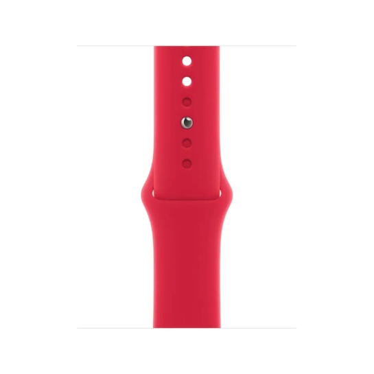 Apple Watch 8 41mm Midnight Aluminum Case with (PRODUCT)RED Sport Band - цена, характеристики, отзывы, рассрочка, фото 2