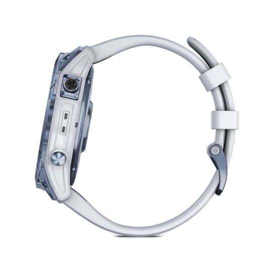 Спортивные часы Garmin Fenix 7 Sapphire Solar Mineral Blue DLC Titanium with Whitestone Band - цена, характеристики, отзывы, рассрочка, фото 7