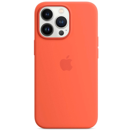 Чехол Apple Silicone Case with MagSafe for iPhone 13 Pro Max Nectarine - цена, характеристики, отзывы, рассрочка, фото 1