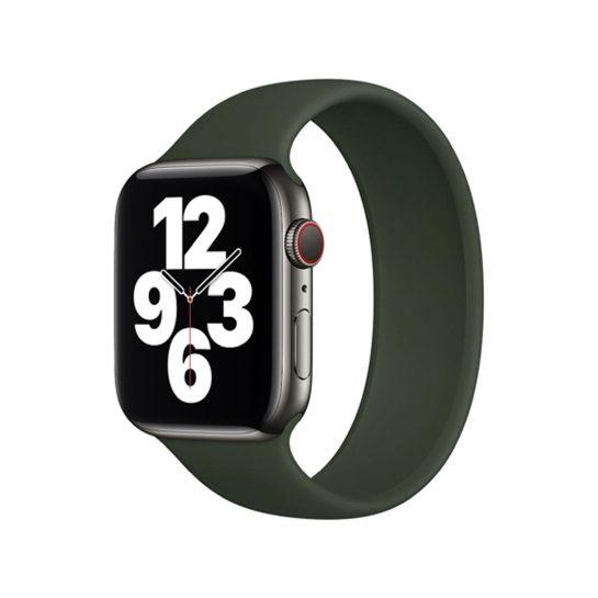 Ремінець Apple Watch Solo Loop 38mm/40mm Cyprus Green - Size 5 - ціна, характеристики, відгуки, розстрочка, фото 2