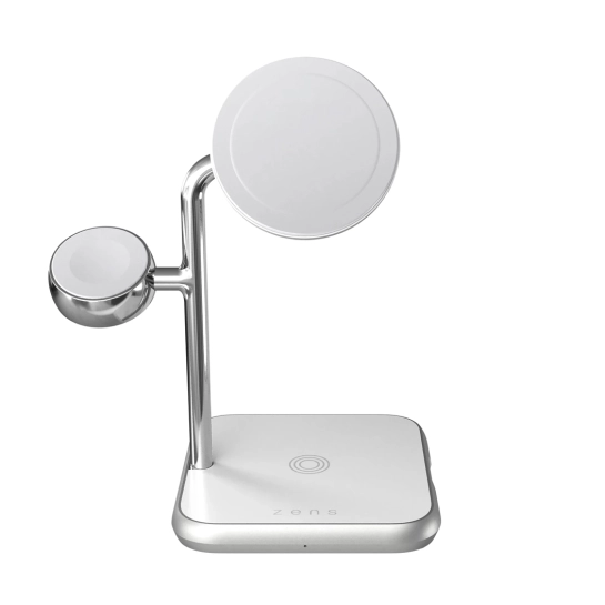 Беспроводное зарядное устройство ZENS 4-in-1 MagSafe + Watch Wireless Charging Station White