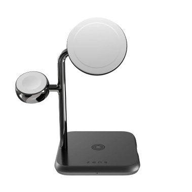 Беспроводное зарядное устройство ZENS 4-in-1 MagSafe + Watch Wireless Charging Station Black - цена, характеристики, отзывы, рассрочка, фото 1