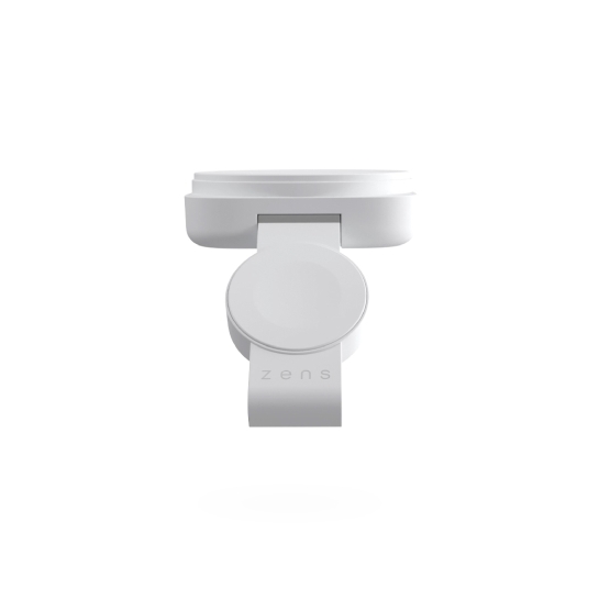 Бездротовий зарядний пристрій Zens 2-in-1 MagSafe + Watch Travel Charger White - ціна, характеристики, відгуки, розстрочка, фото 2