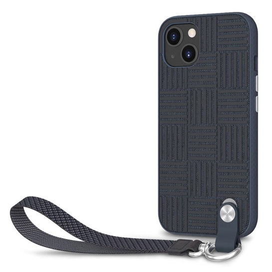 Чехол Moshi Altra Slim Hardshell Case with Wrist Strap Midnight Blue for iPhone 13 - цена, характеристики, отзывы, рассрочка, фото 2