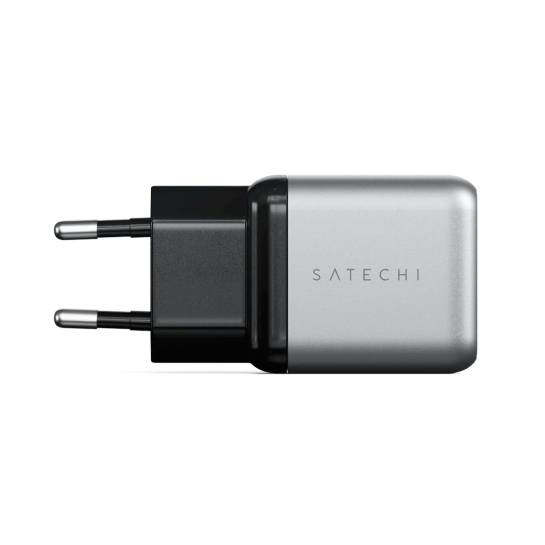 Мережевий зарядний пристрій Satechi 30W USB-C PD Gan Wall Charger Space Gray - ціна, характеристики, відгуки, розстрочка, фото 5