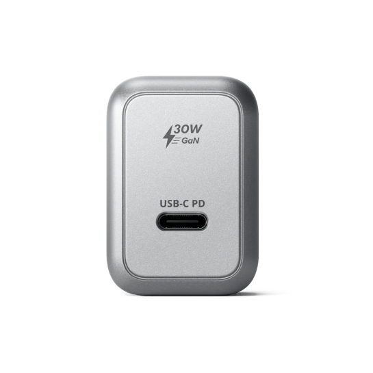 Мережевий зарядний пристрій Satechi 30W USB-C PD Gan Wall Charger Space Gray - ціна, характеристики, відгуки, розстрочка, фото 4