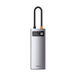 USB-хаб Baseus Metal Gleam Series 5-in-1 Multifunctional Type-C HUB Docking Station Gray