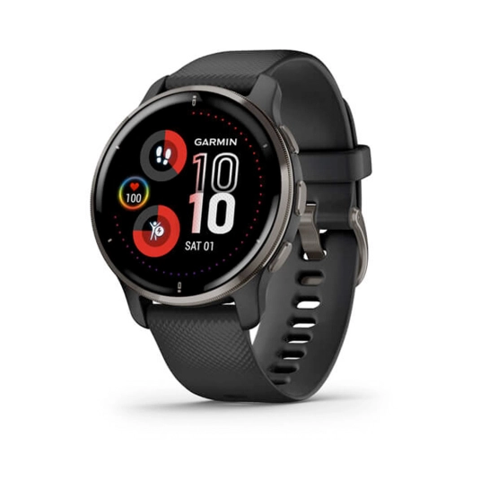 Спортивные часы Garmin Venu 2 Plus Slate Stainless Steel Bezel