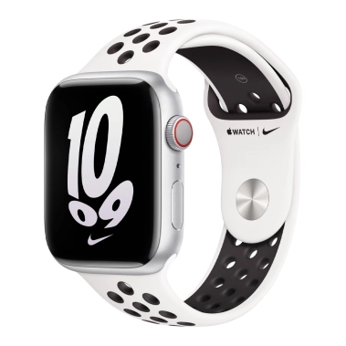 Ремешок Apple Nike Sport Band for Apple Watch 42mm/44mm/45mm/49mm White/Black - цена, характеристики, отзывы, рассрочка, фото 1