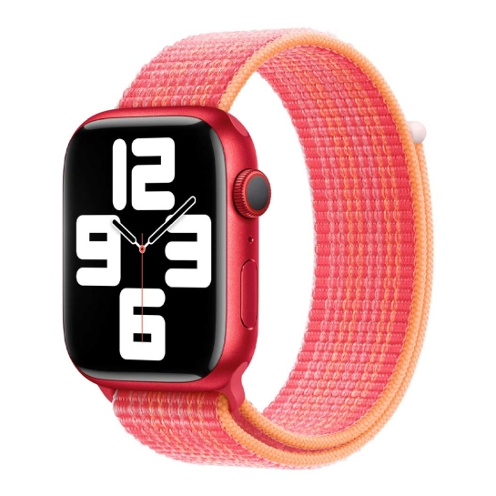 Ремінець Apple Sport Loop for Apple Watch 42mm/44mm/45mm/49mm Product Red - цена, характеристики, отзывы, рассрочка, фото 1