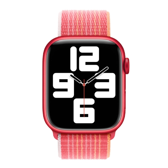 Ремешок Apple Sport Loop for Apple Watch 42mm/44mm/45mm/49mm Product Red - цена, характеристики, отзывы, рассрочка, фото 2
