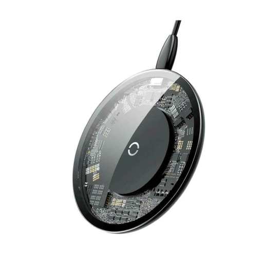 Беспроводное зарядное устройство Baseus Simple Wireless Charger 10W Crystal - цена, характеристики, отзывы, рассрочка, фото 4