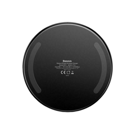 Бездротовий зарядний пристрій Baseus Simple Wireless Charger 10W Crystal - ціна, характеристики, відгуки, розстрочка, фото 5