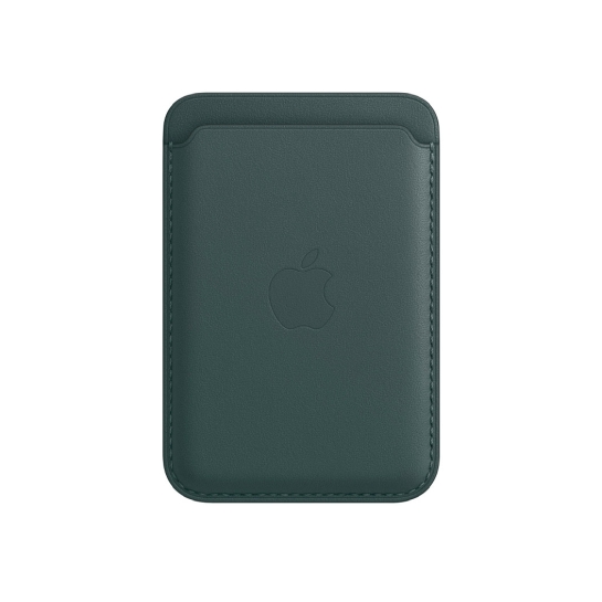 Чохол-бумажник iPhone Leather Wallet with MagSafe Forest Green - ціна, характеристики, відгуки, розстрочка, фото 1