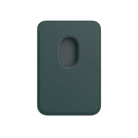 Чохол-бумажник iPhone Leather Wallet with MagSafe Forest Green - ціна, характеристики, відгуки, розстрочка, фото 2