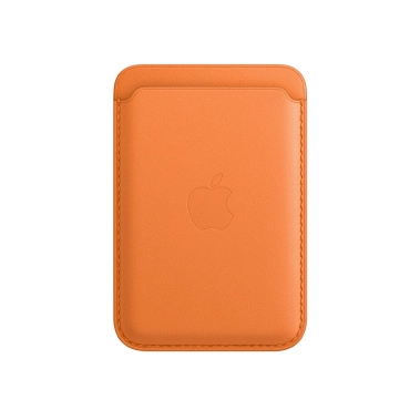 Чехол-бумажник iPhone Leather Wallet with MagSafe Orange - цена, характеристики, отзывы, рассрочка, фото 1