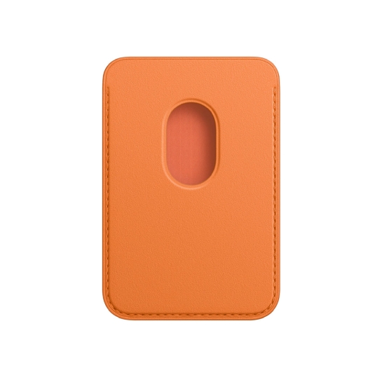 Чехол-бумажник iPhone Leather Wallet with MagSafe Orange - цена, характеристики, отзывы, рассрочка, фото 2
