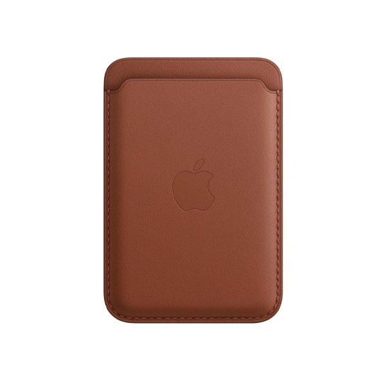 Чехол-бумажник iPhone Leather Wallet with MagSafe Umber