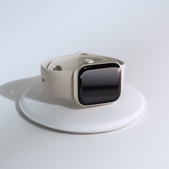 Б/У Смарт-часы Apple Watch 8 + LTE 41mm Starlight Aluminum Case with Starlight Sport Band (Отличное) - цена, характеристики, отзывы, рассрочка, фото 3