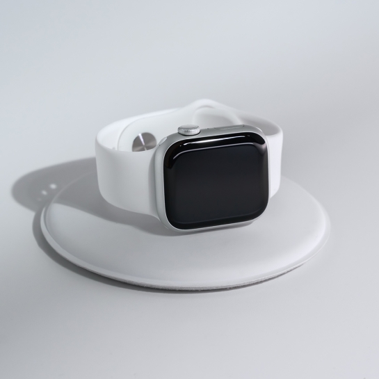 Б/У Смарт-годинник Apple Watch 8 + LTE 45mm Silver Aluminum Case with White Sport Band (Ідеальний) - ціна, характеристики, відгуки, розстрочка, фото 3