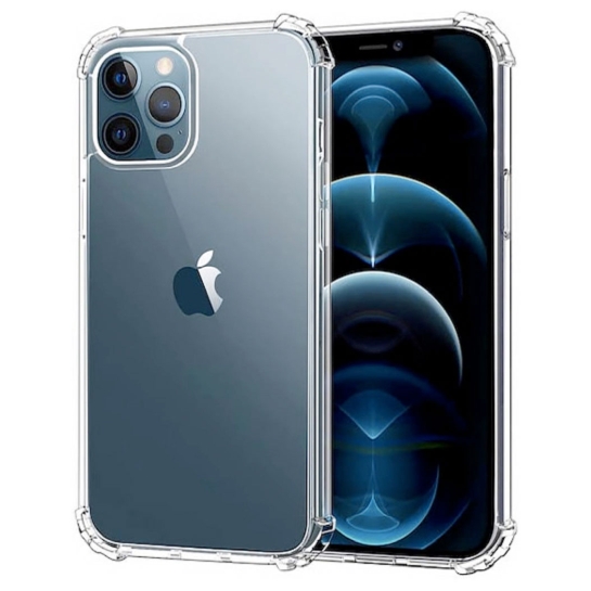 Чохол WXD Protection Silicone Case for iPhone 13 Pro Max Transparent Clear - ціна, характеристики, відгуки, розстрочка, фото 1