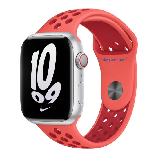 Ремешок Apple Nike Sport Band for Apple Watch 42mm/44mm/45mm/49mm Bright Crimson/Gym Red - цена, характеристики, отзывы, рассрочка, фото 1
