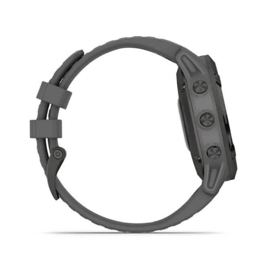 Спортивные часы Garmin Fenix 6 Pro Solar Edition Black With Gray Band - цена, характеристики, отзывы, рассрочка, фото 3