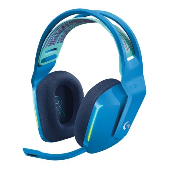 Игровая гарнитура Logitech G733 Lightspeed Wireless RGB Blue - цена, характеристики, отзывы, рассрочка, фото 1