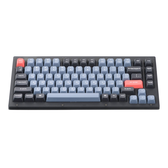 Клавіатура Keychron V1 84 Key QMK Gateron G PRO Blue Hot-Swap RGB Frosted Black - ціна, характеристики, відгуки, розстрочка, фото 5