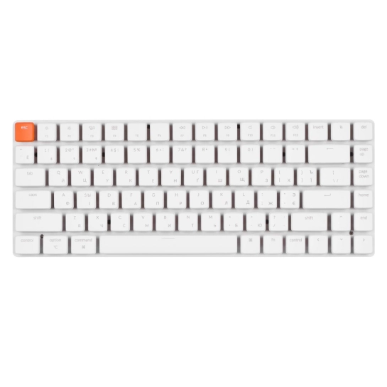Клавіатура Keychron K3 84 Key Gateron Red Wireless UA White